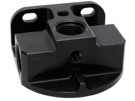 Moroso Oil Filter Adapter - Remote Mount - Side Port - 13 16in-16 & 3 4in-16 22mm Thread Sale