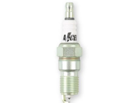 ACCEL Double Platinum Shorty Spark Plug 14mm Thread, .708 in Reach, Tapered Seat - Single For Sale