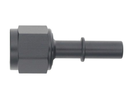 DeatschWerks 8AN Female Flare Swivel to 3 8in Male EFI Quick Disconnect - Anodized Matte Black For Cheap