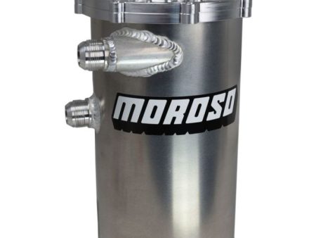 Moroso 15in Tall 7in Dia 6qt Dry Sump Tank on Sale