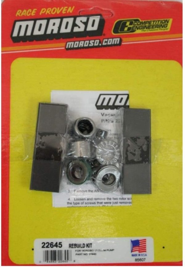 Moroso Vacuum Pump Rebuild Kit - 3 Vane Online Hot Sale