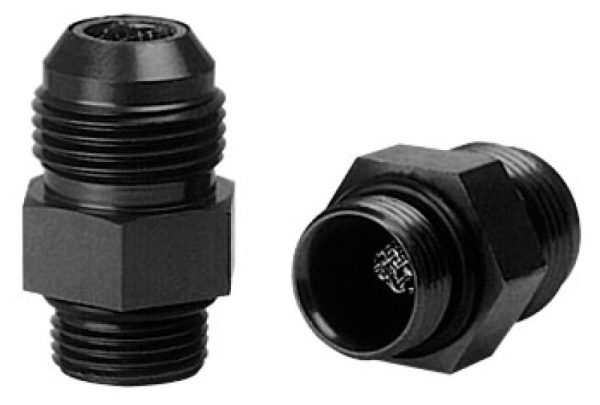 Moroso Dry Sump External Oil Pump Fitting w Screen -10An to -12An w O-Ring - Aluminum - 2 Pack Cheap