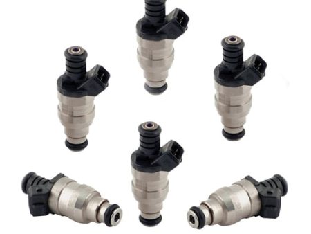 ACCEL - Fuel Injectors - 17 lb hr EV1   Minitimer - High Impedance - Set of 6 injectors Hot on Sale