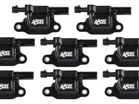 ACCEL Gen V GM Coils, 2014 and Up, Black, Square - 8 Pack Performance coils for 2014 and up GM Gen V Direct Injected engines. Fashion