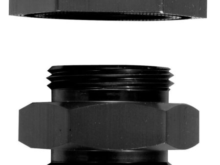 Moroso Positive Seal Fitting -16An - Black Anodized Aluminum - Single Cheap