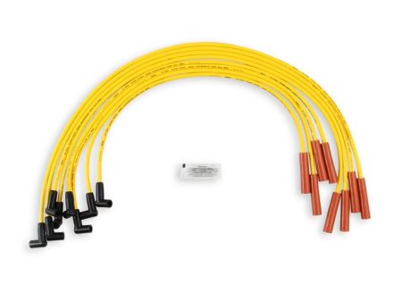 Spark Plug Wire Set - Super Stock Graphite Core 8mm - GM V8 1975-90 - Yellow This 8mm custom fit ACCEL Super Stock spark plug wire set fits select GM V8 applications 1975-90. Online now