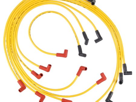 Spark Plug Wire Set - Super Stock Graphite Core 8mm - Chevy 5.0 5.7L 1975-82 - Yellow This 8mm custom fit ACCEL Super Stock spark plug wire set fits select Chevy 5.0L and 5.7L applications 1975-82. Fashion