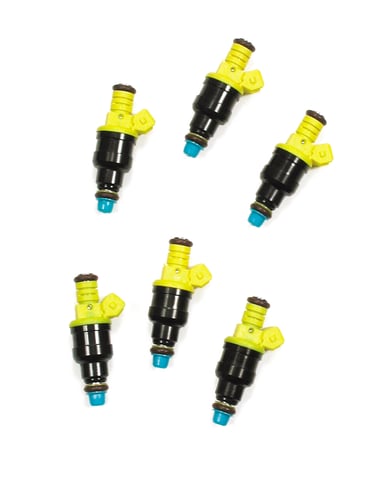 ACCEL - Fuel Injectors - 15 lb hr EV1   Minitimer - High Impedance - Set of 6 injectors For Cheap