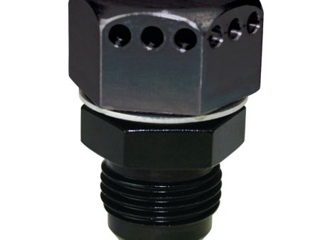 Moroso Poitive Seal Vented Fitting -10An Male - Aluminum - Single For Sale