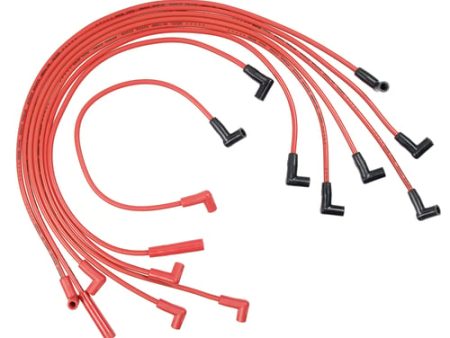 Spark Plug Wire Set - Super Stock Spiral 8mm - GM V8 1978-86 - Red This 8mm custom fit ACCEL Super Stock spiral spark plug wire set fits select GM V8 applications 1978-86. Sale