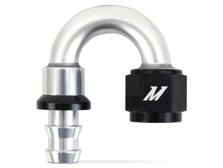 Mishimoto 180 Degree Push Lock Fitting - 8AN Online Hot Sale