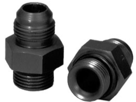 Moroso Dry Sump External Oil Pump Fitting -10An to -10An w O-Ring - Aluminum - 2 Pack on Sale