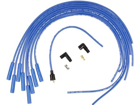 Spark Plug Wire Set - Super Stock - Copper Spiral Core - 8mm - Blue This ACCEL super stock spark plug wire set has a copper spiral core, 8mm diameter and a blue silicone jacket. Discount