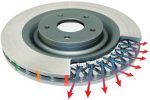 DBA Street T2 Slotted KP Rotor Street Flat Disc (Replaces AP CP3580-2898 2899) w o Nuts Hot on Sale