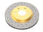 DBA 02-06 Audi A4 1.8L Convertible Rear Drilled & Slotted Street Series Rotor Online